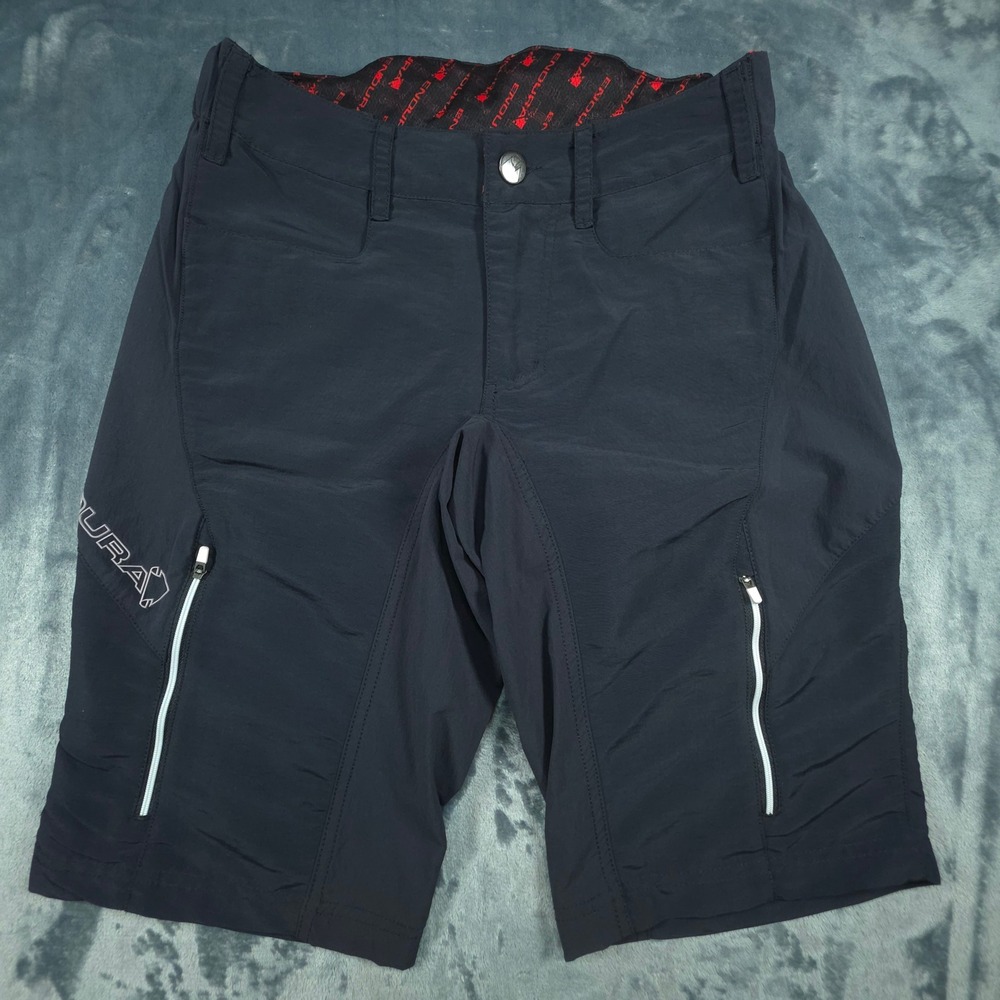 Endura Singletrack III Cycling Shorts Mens Small Black MTB Mountain Bike E3099